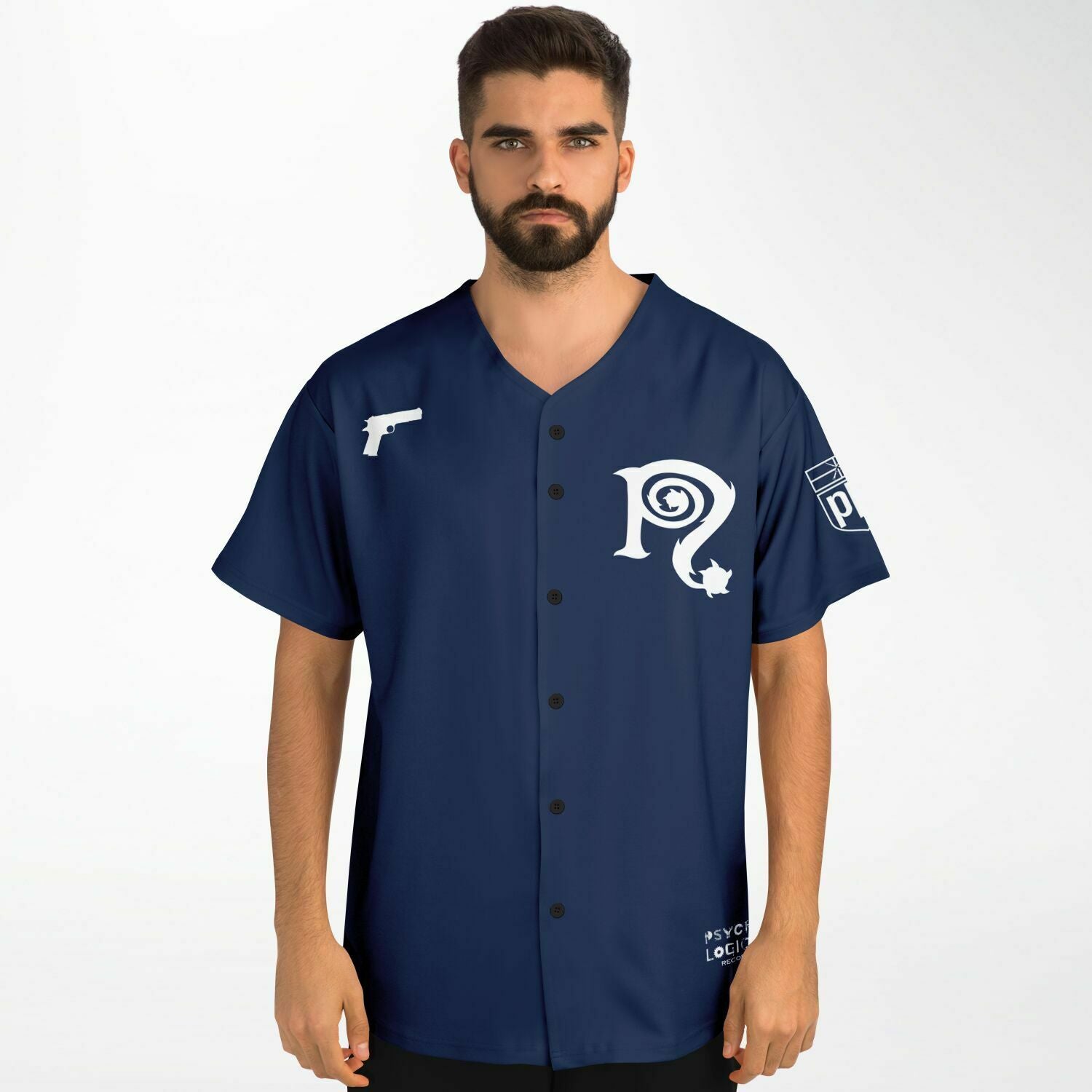 Necro - Baseball Jersey (Midnight Blue Yankees Colors) – NECRO SUPER STORE