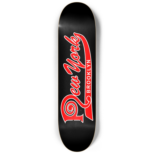 Necro - Red/Wht - Newyork Brooklyn - Skateboard
