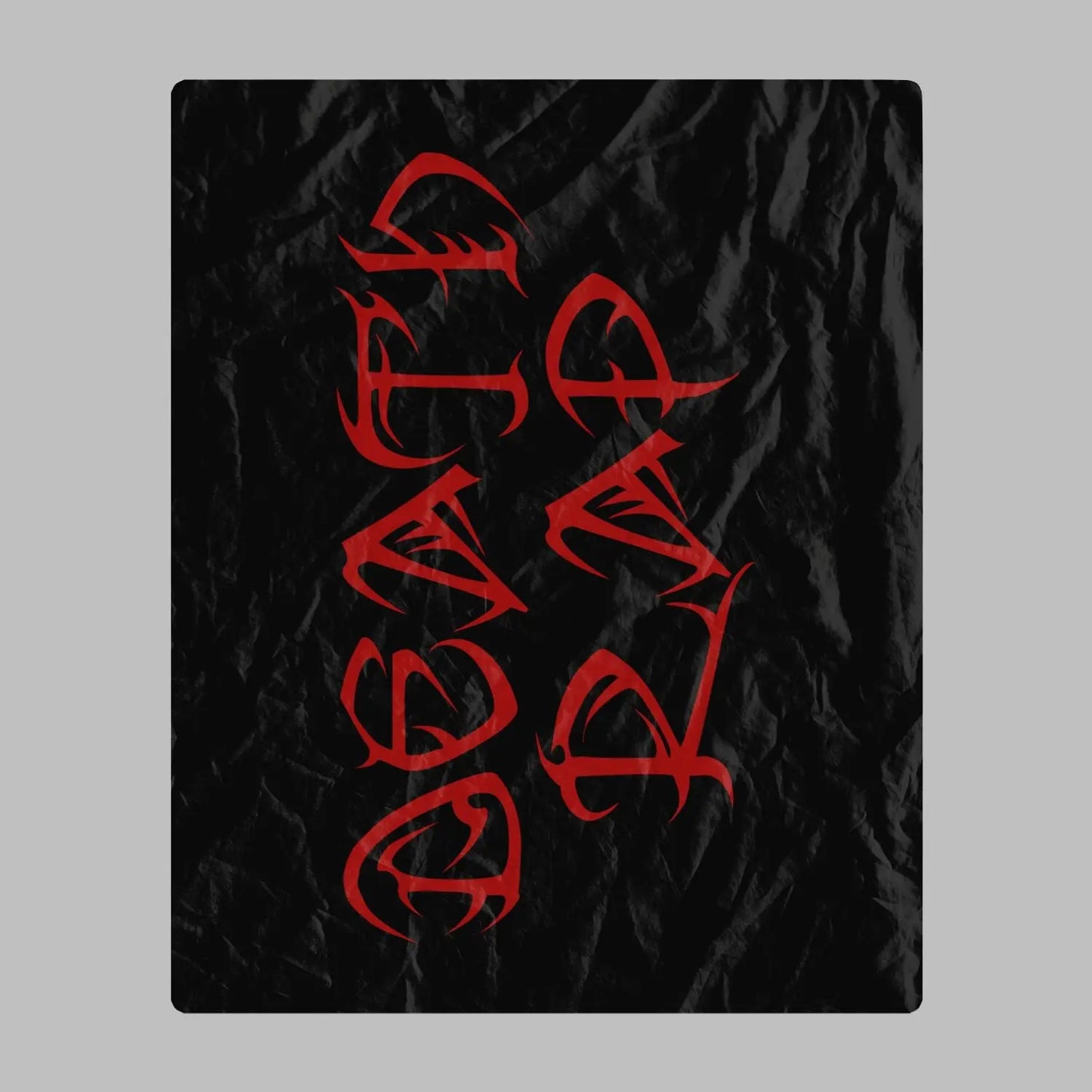 Death Rap - Burgundy - Beach Towel - NECRO SUPER STORE