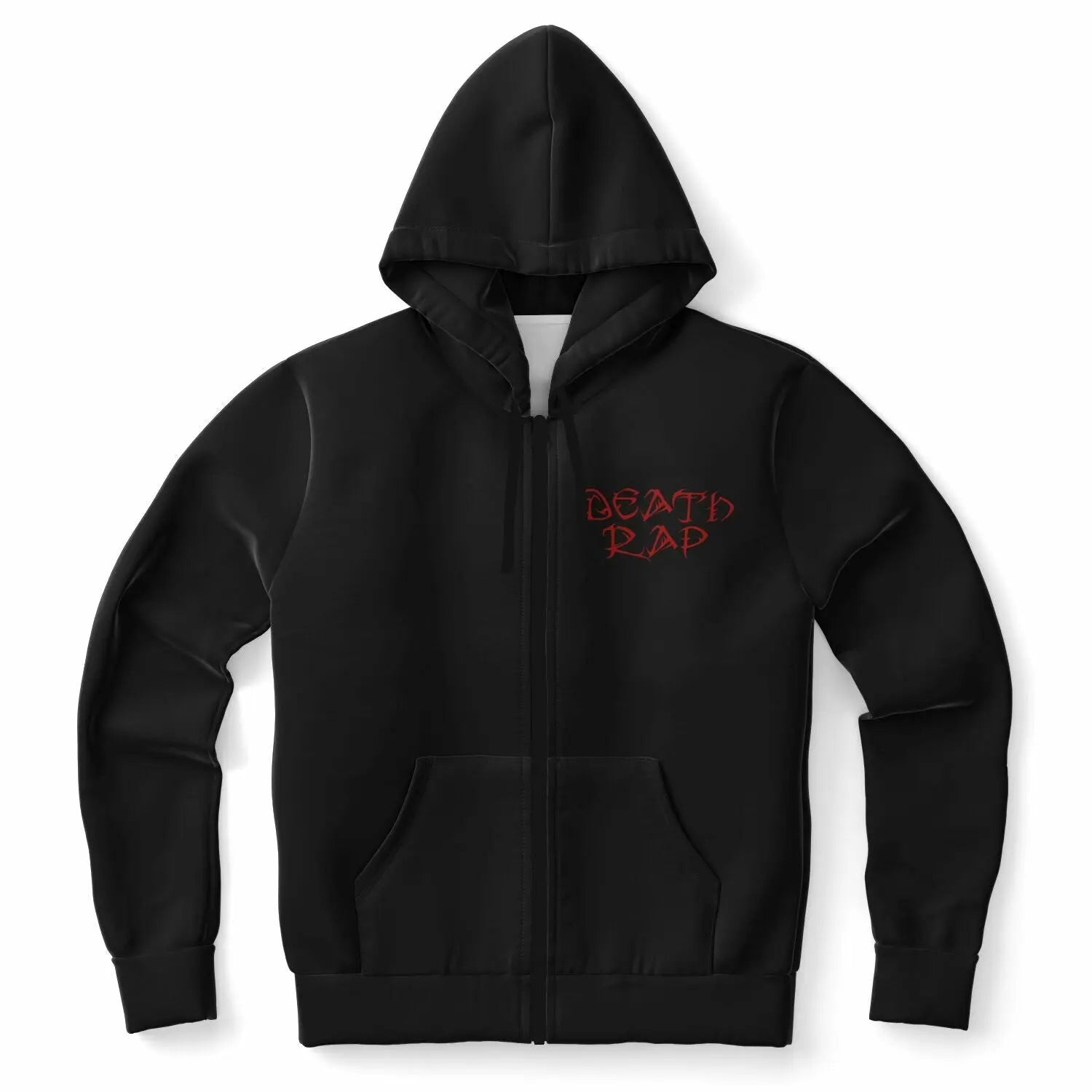 Dead Rapper Clothes Necro - Death Rap - Zip-Up Hoodie - AOP - NECRO SUPER STORE – NECRO ...
