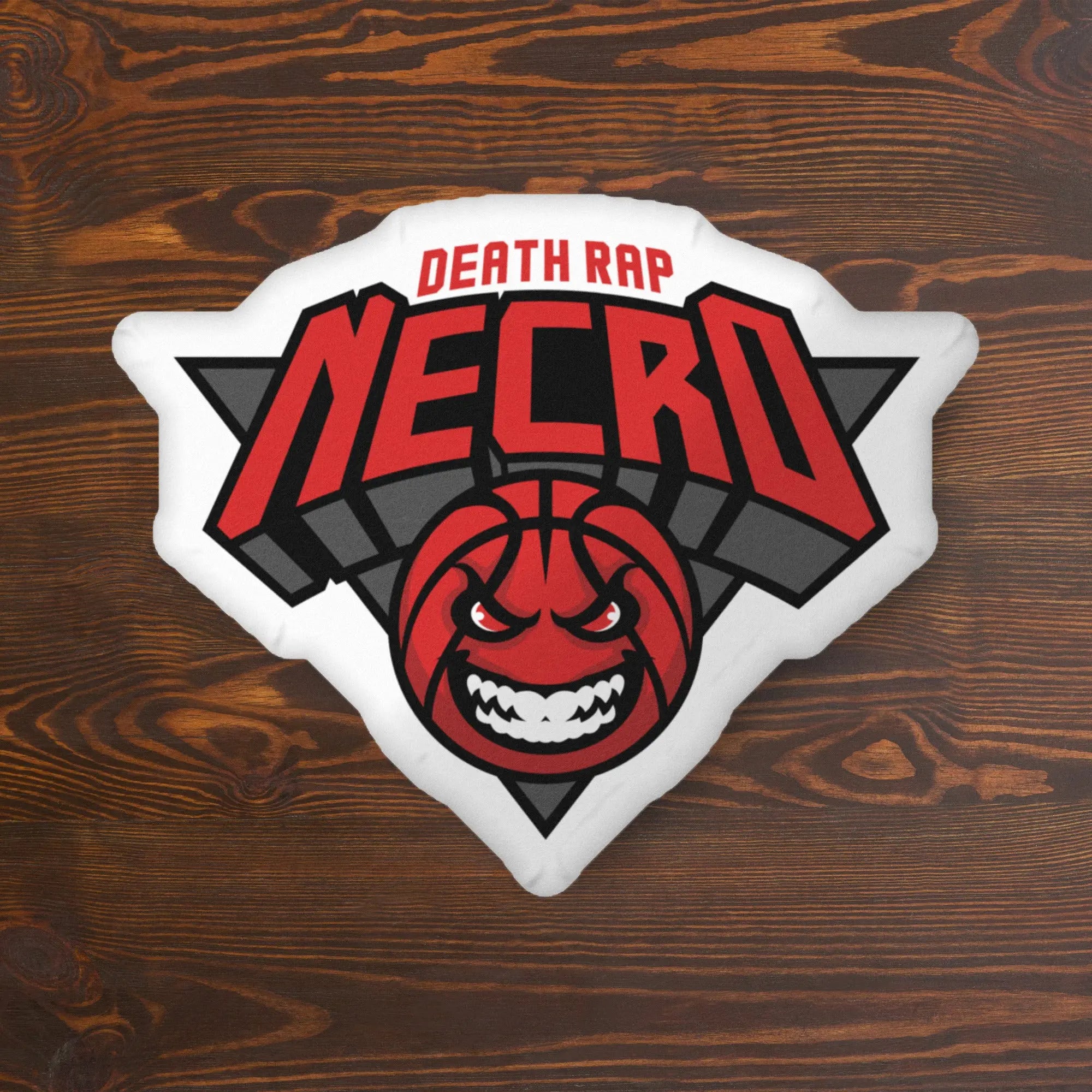 Necro Rapper Artwork Necro Death Rap Knicks Logo - Custom-shaped pillow - NECRO SUPER STORE ...