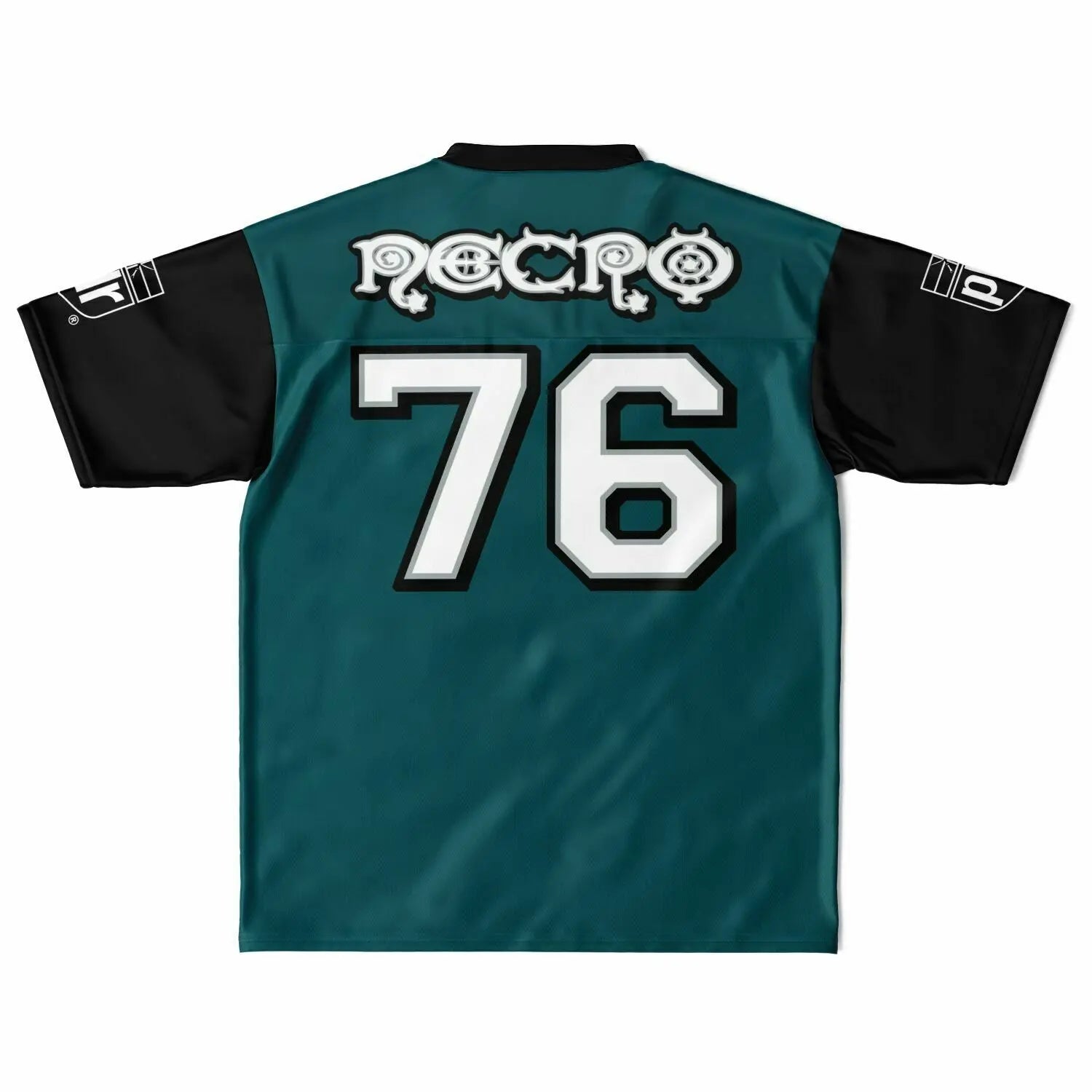 NECRO - N Symbol - Football Jersey  (Philadelphia Eagles Colors) NECRO SUPER STORE