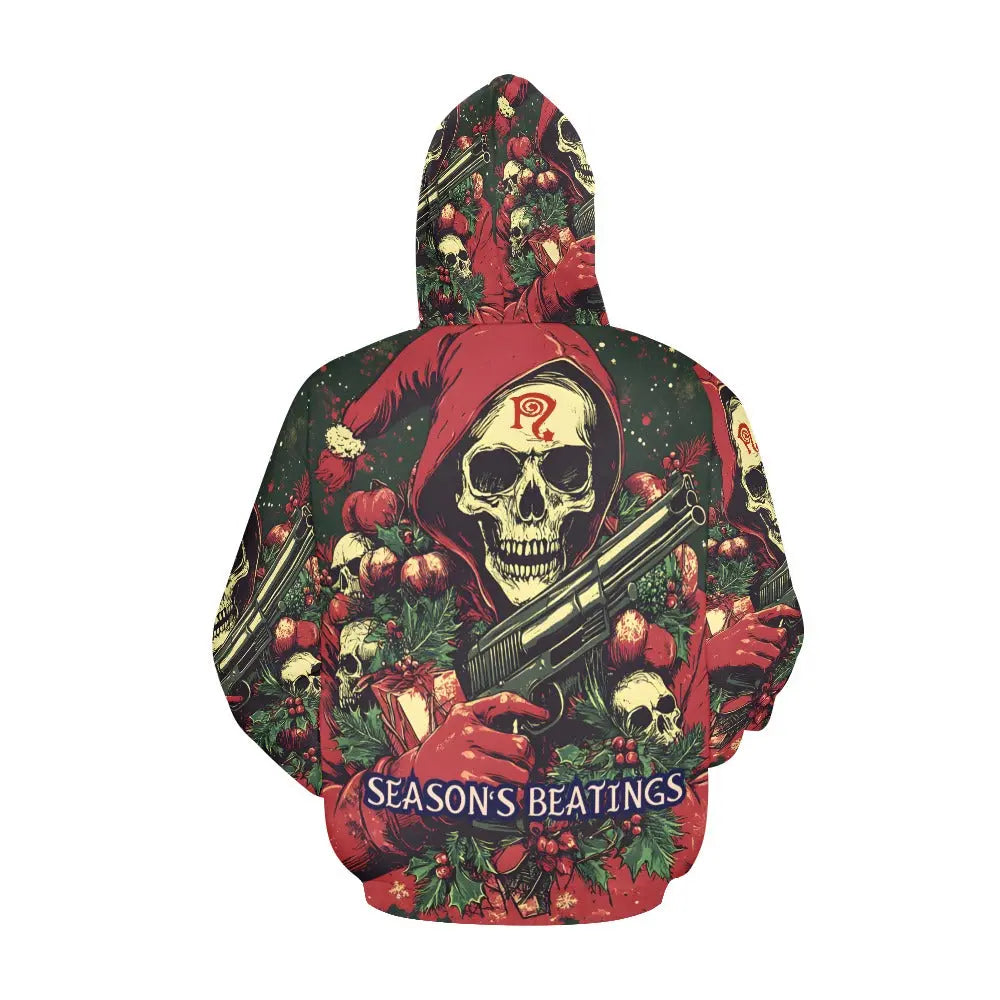 Necro - Season's Beatings - All Over Print Hoodie NECRO SUPER STORE