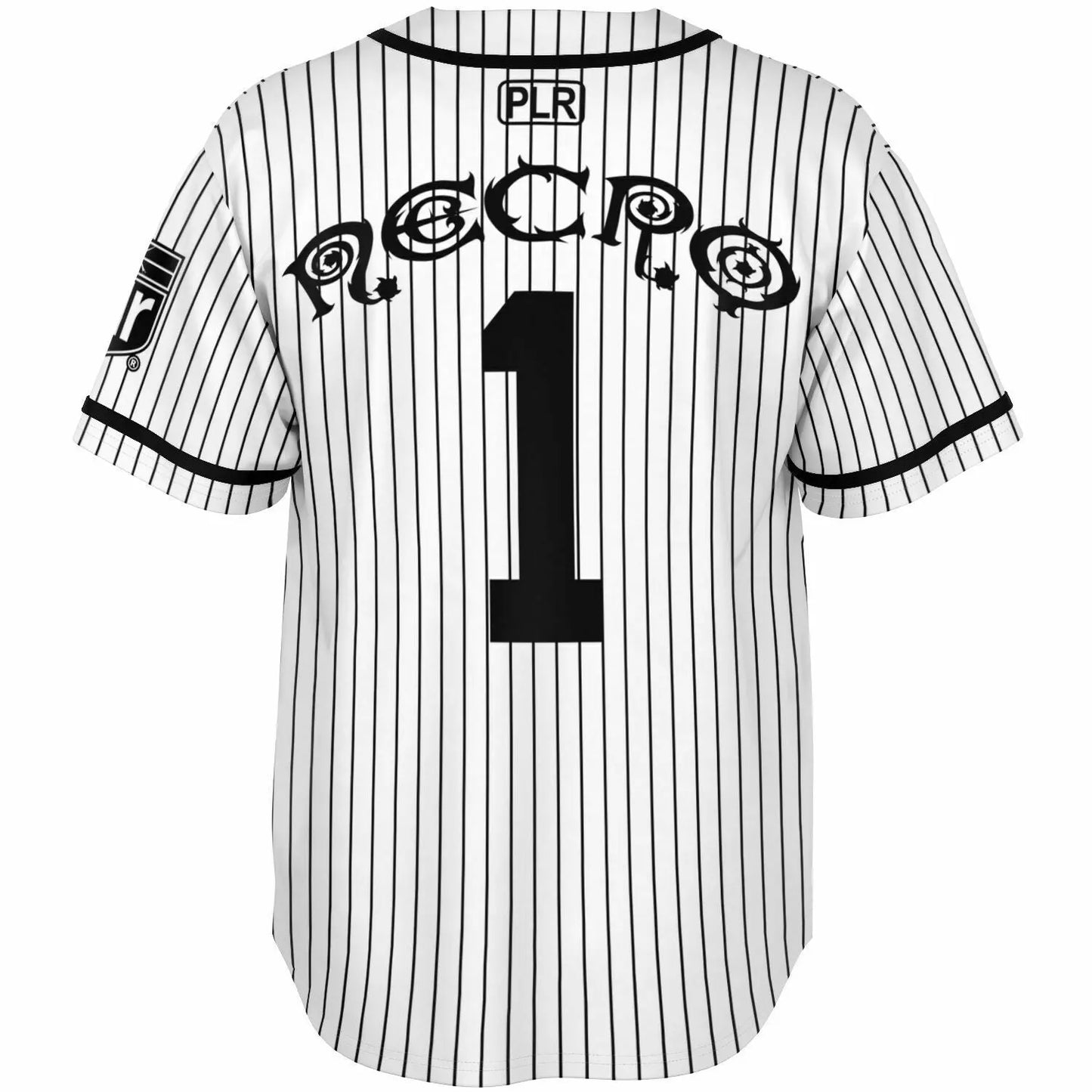 Necro - Pinstriped Baseball Jersey NECRO SUPER STORE