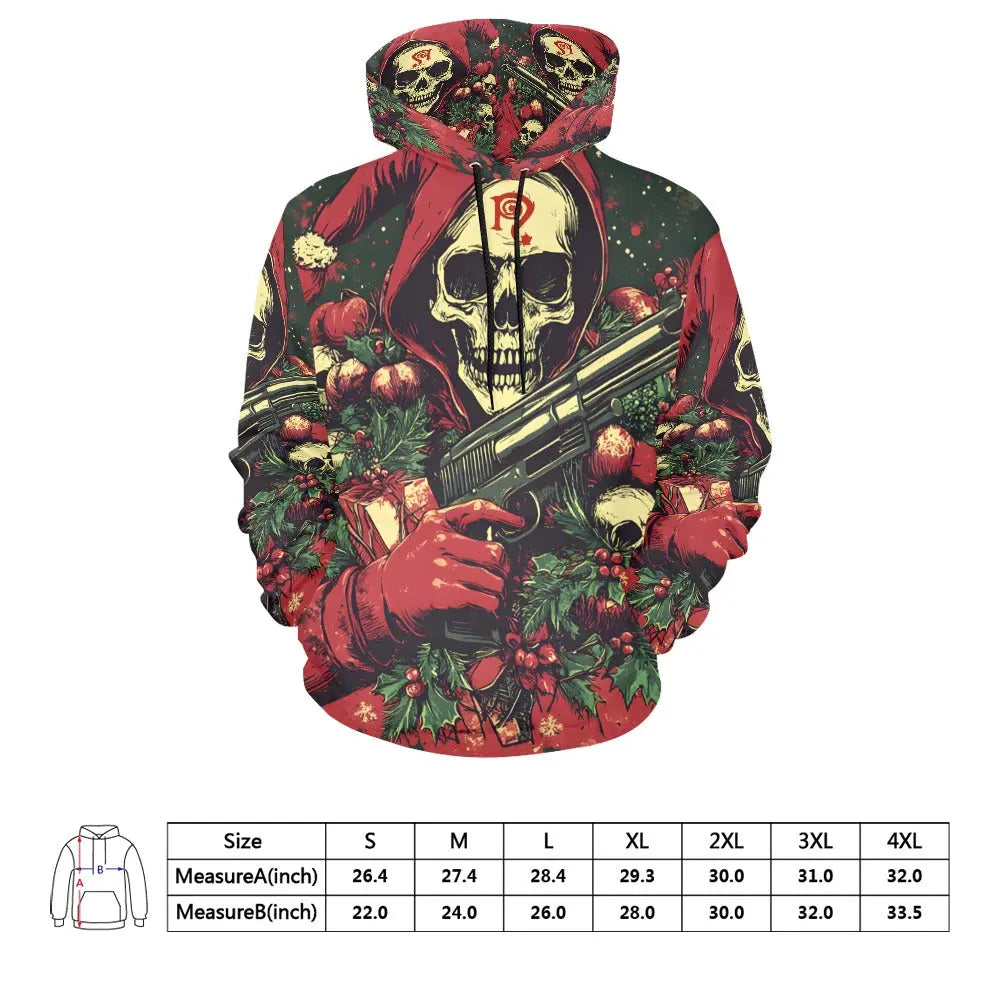 Necro - Season's Beatings - All Over Print Hoodie Inkedjoy