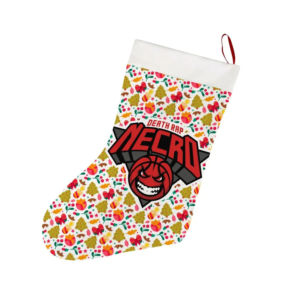 Necro Death Rap Knicks Logo - Christmas socks Inkedjoy