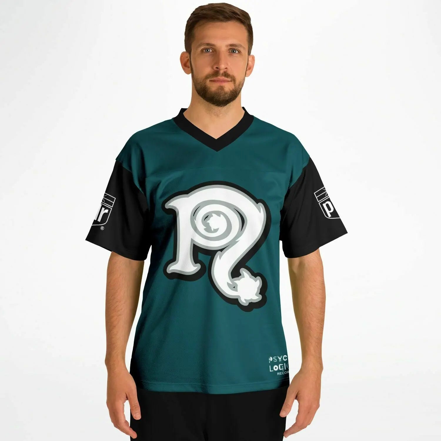 NECRO - N Symbol - Football Jersey  (Philadelphia Eagles Colors) NECRO SUPER STORE