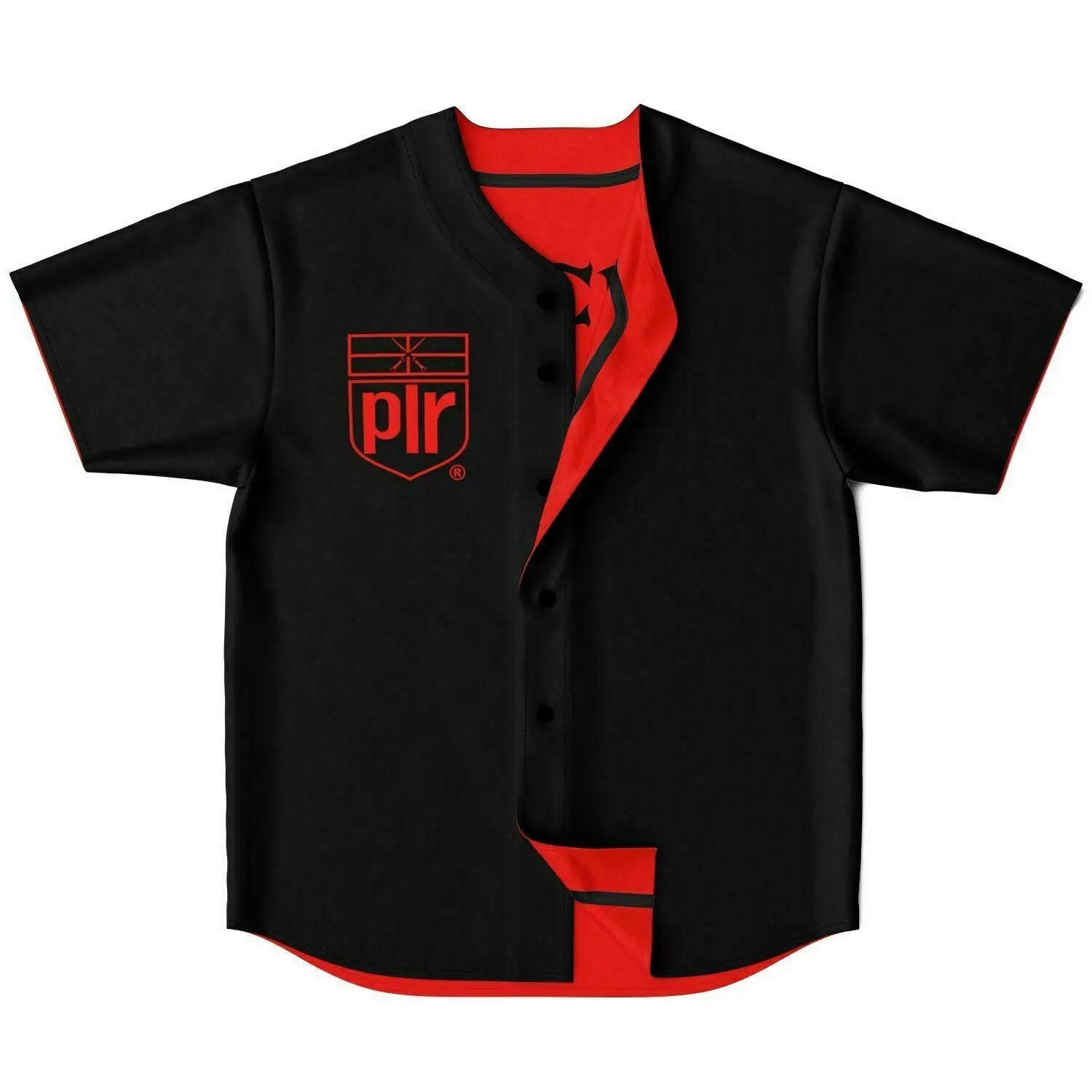 Necro - Red/Blk Reversible Baseball Jersey NECRO SUPER STORE