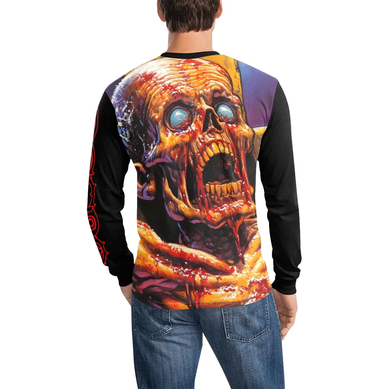 Merry Crucifixion - Men's Long Sleeve T-shirt Inkedjoy