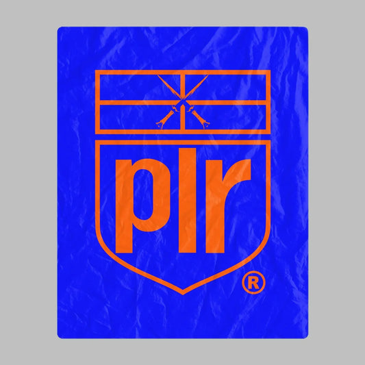 PLR - Blue & Orange - Beach Towel - NECRO SUPER STORE