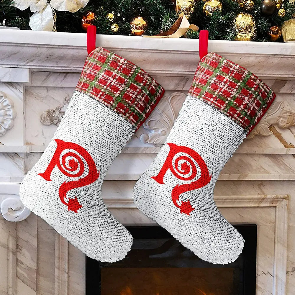 Necro - Red N Symbol - Christmas stocking Inkedjoy