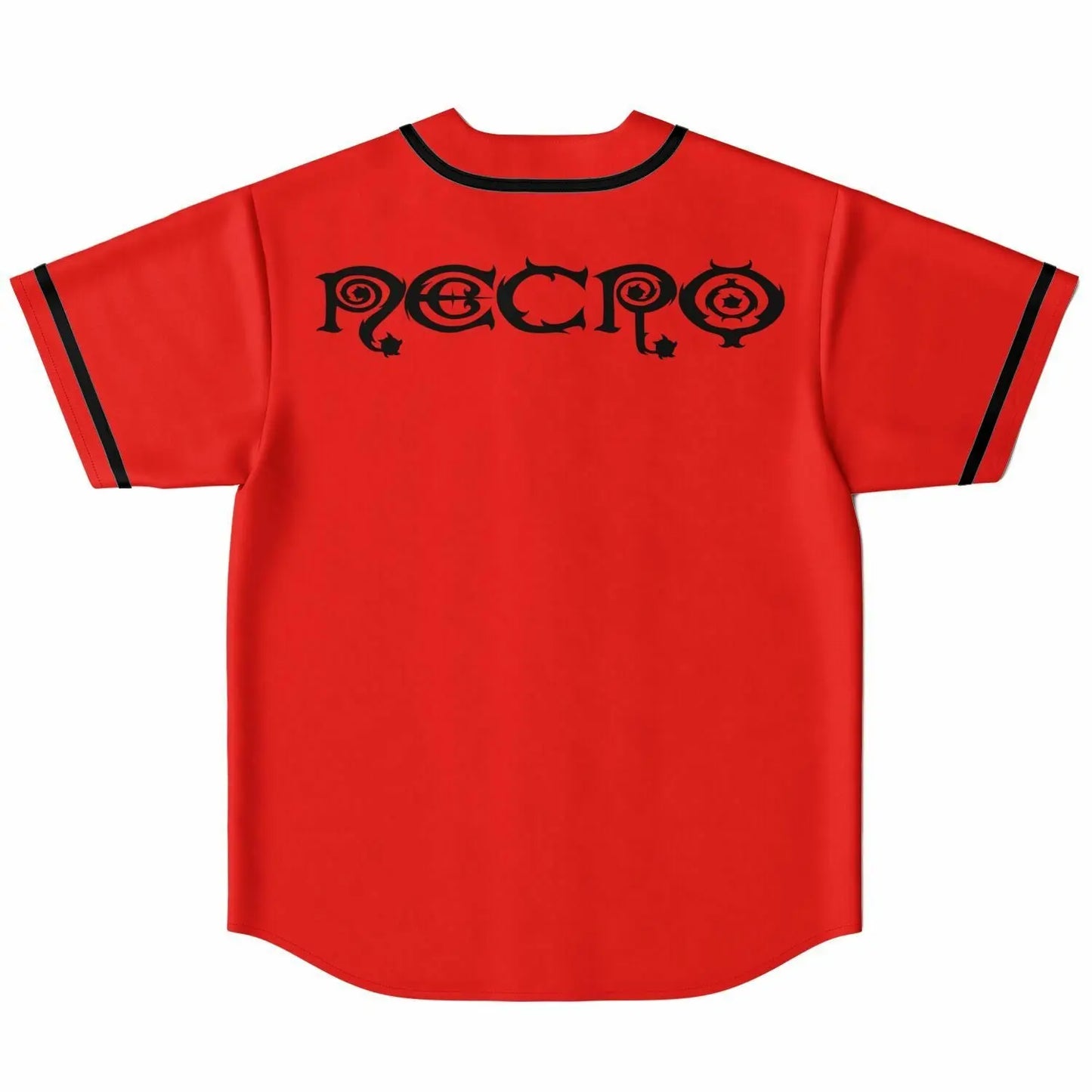 Necro - Red/Blk Reversible Baseball Jersey NECRO SUPER STORE