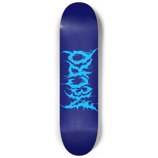 Necro - Aqua Death Metal Logo - Skateboard NECRO SUPER STORE