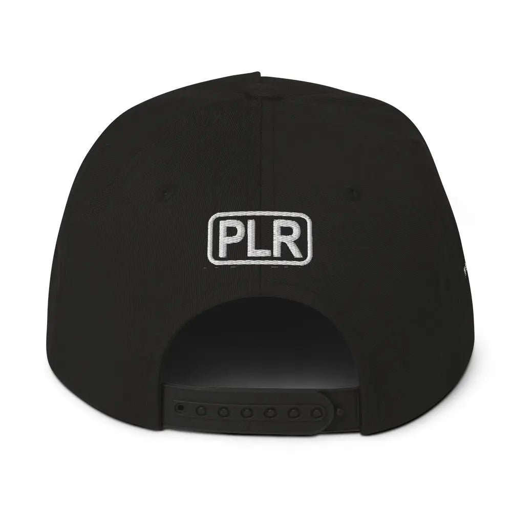 The Pre-Fix For Death - White/Black - Flat Bill Baseball Cap NECRO SUPER STORE