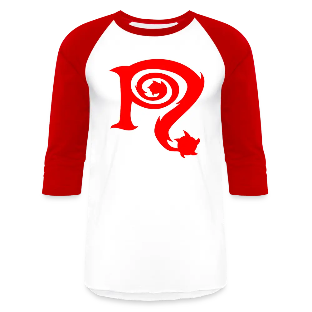 Baseball T-Shirt red white - white/red