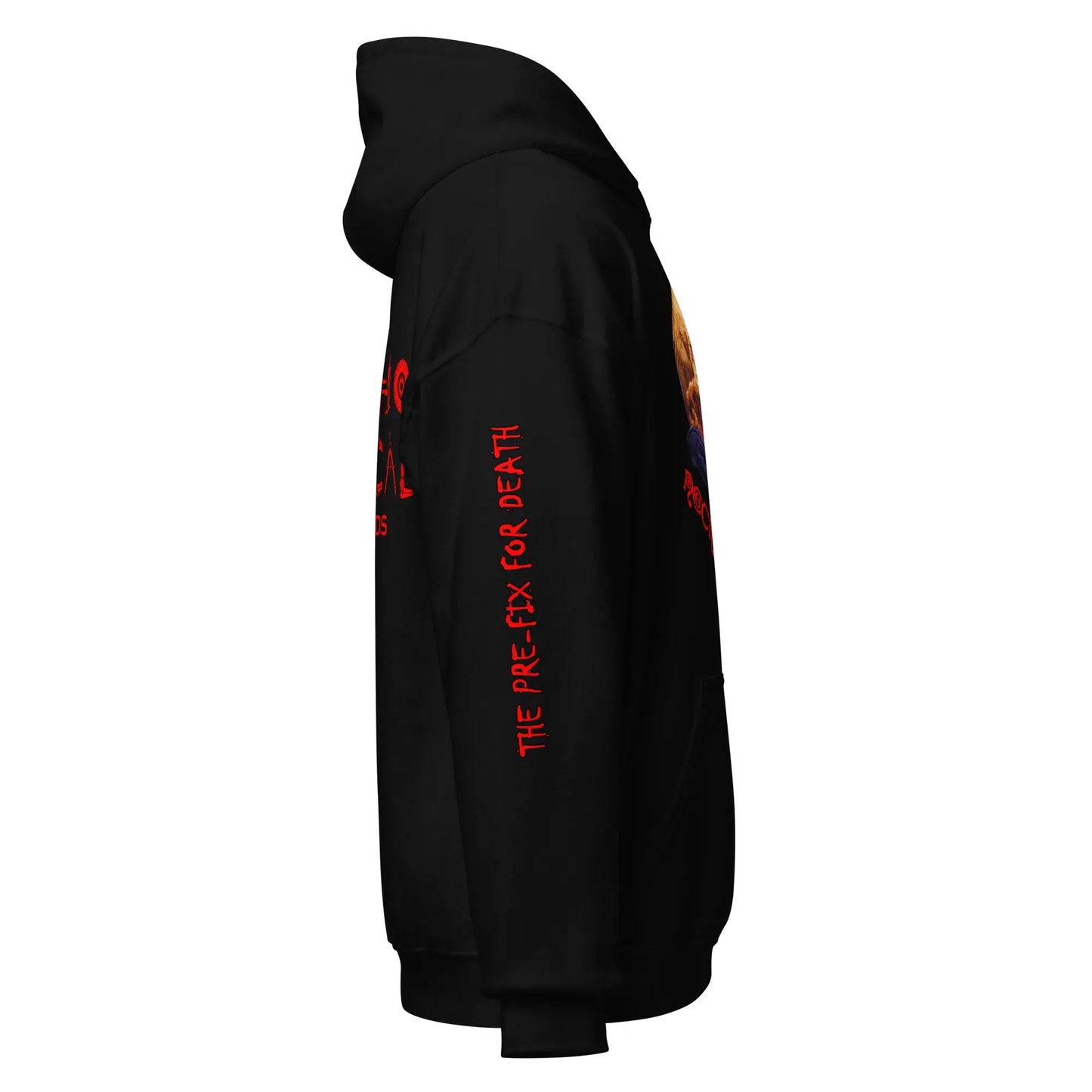 Necro - The Pre-Fix For Death -  Hoodie - Front, Back & Arm Prints NECRO SUPER STORE