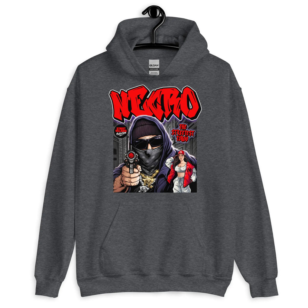 Necro Rapper Merch Necro - The Streetest Taboo - Hoodie - Gilden Heavyweight - NECRO ...