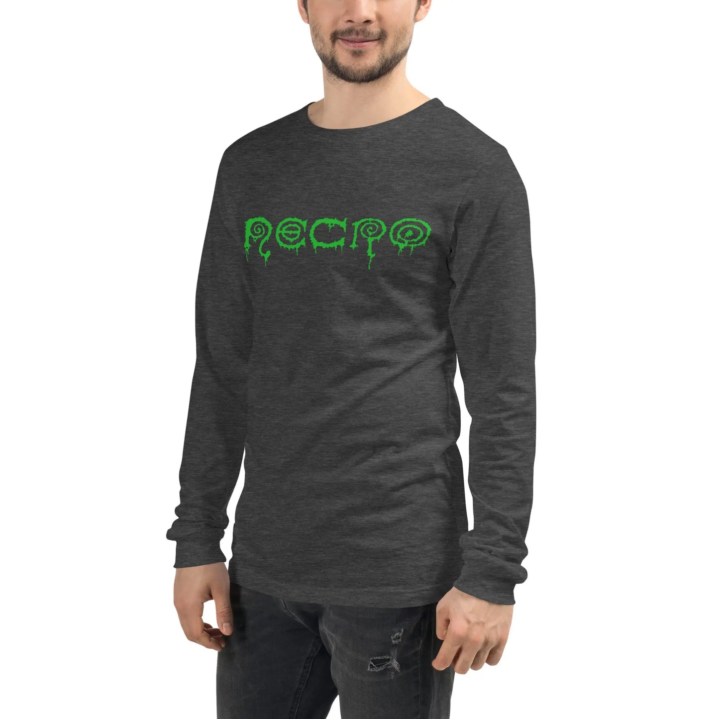 Necro - Green Goo Logo - Long Sleeve Tee NECRO SUPER STORE