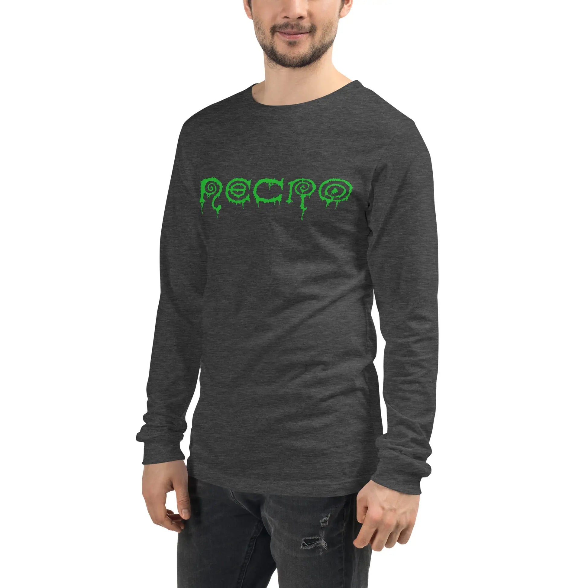 Necro - Green Goo Logo - Long Sleeve Tee NECRO SUPER STORE