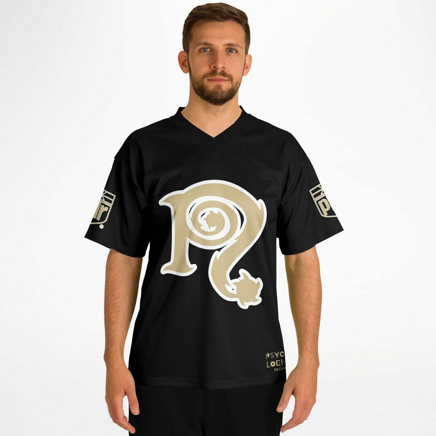 NECRO - N Symbol - Football Jersey (New Orleans Saints colors)