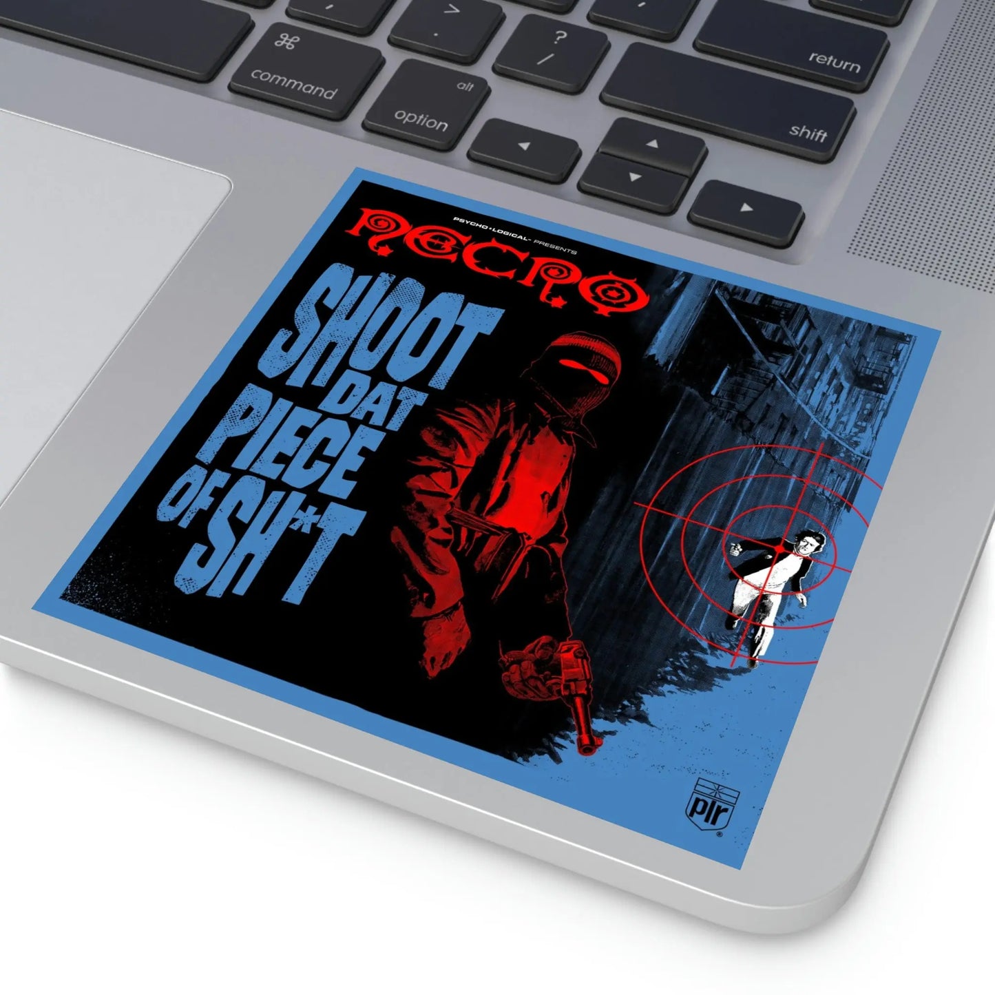 Shoot Dat Piece Of Sh*t – Sticker 5x5" NECRO SUPER STORE