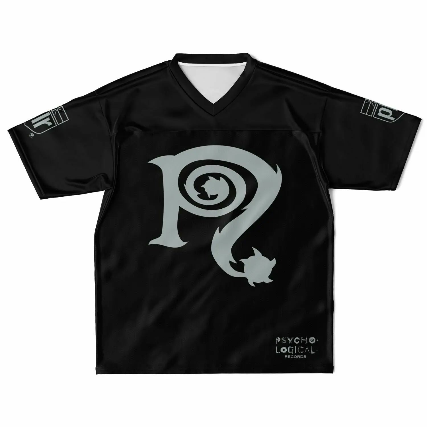 NECRO - N Symbol - Football Jersey (Raiders Colors) NECRO SUPER STORE