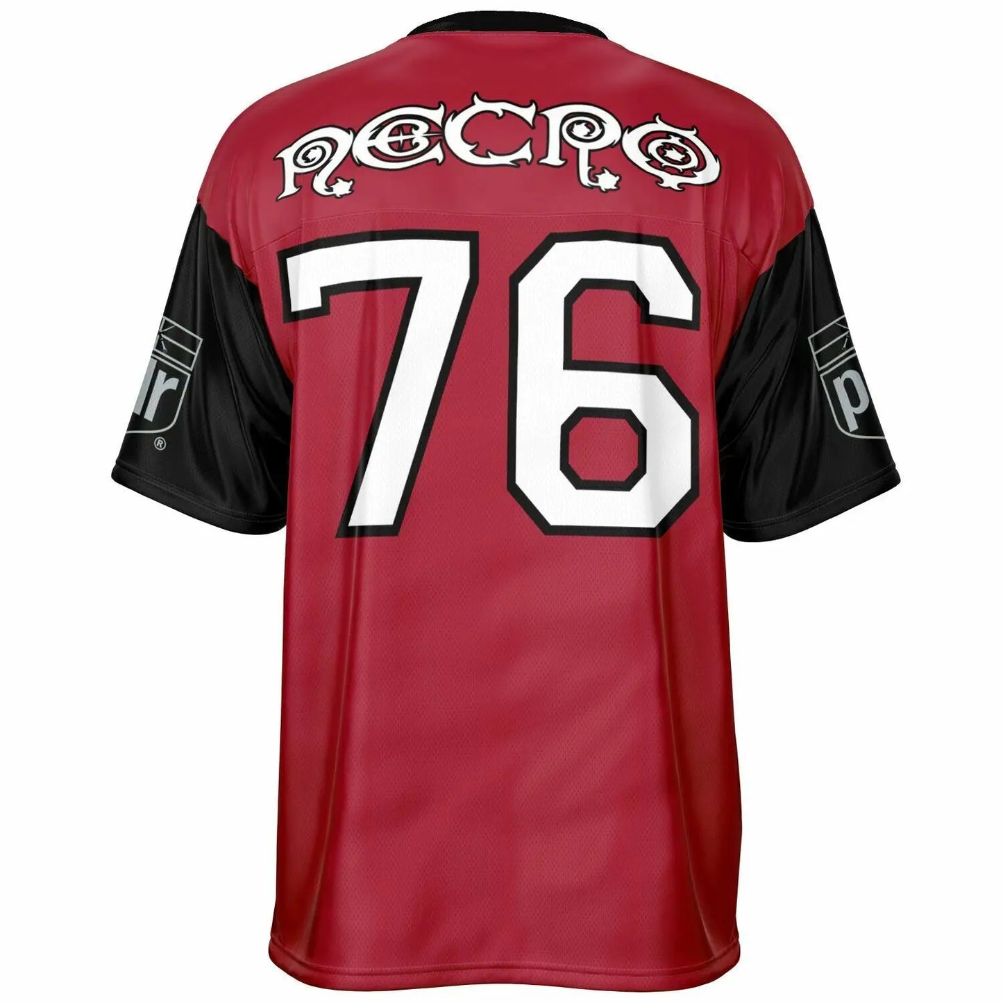 NECRO - N Symbol - Football Jersey  (Atlanta Falcons Colors) NECRO SUPER STORE