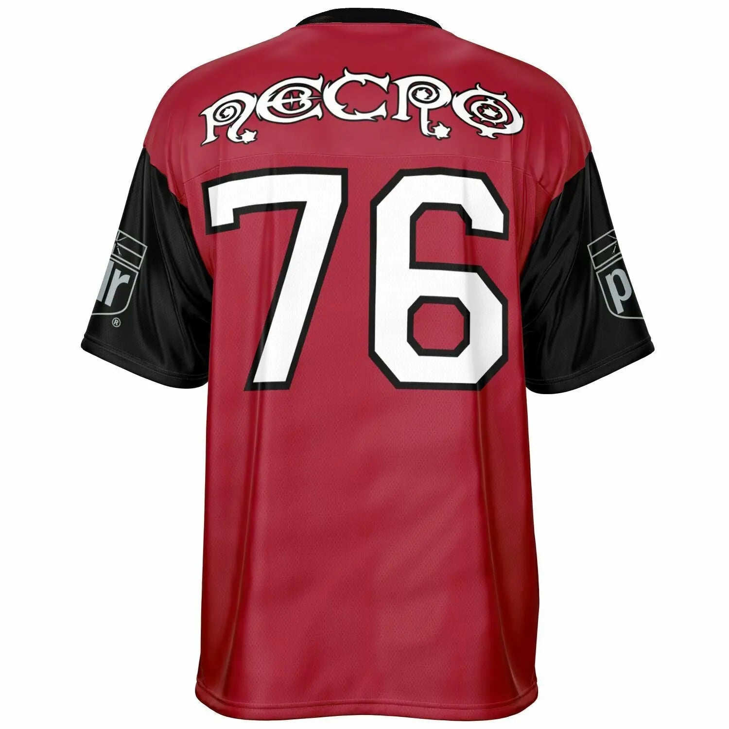 NECRO - N Symbol - Football Jersey  (Atlanta Falcons Colors) NECRO SUPER STORE