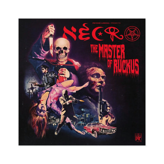 The Master Of Ruckus – Sticker 5x5" NECRO SUPER STORE