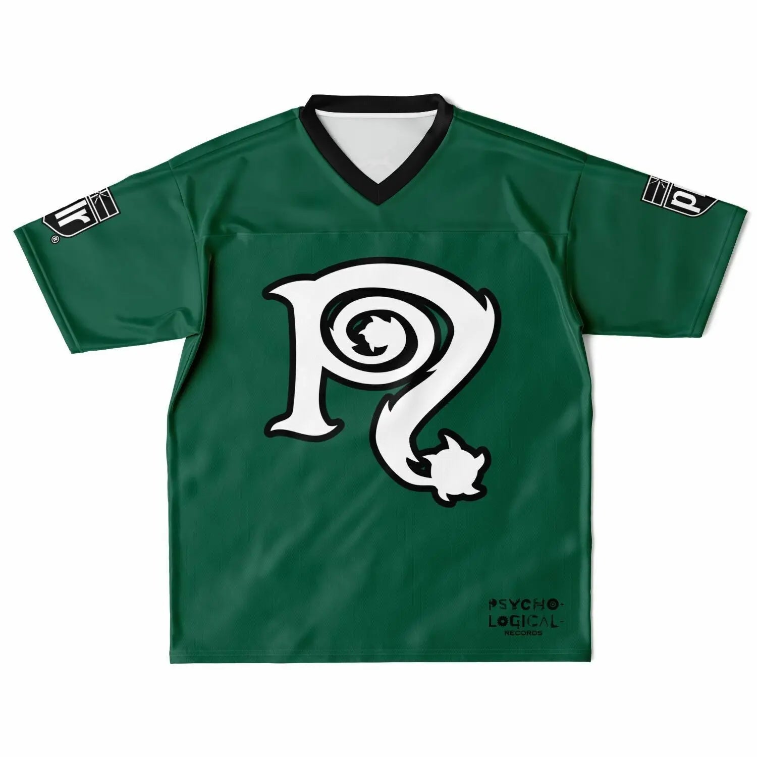 NECRO - N Symbol - Football Jersey  (New York Jets Colors) NECRO SUPER STORE