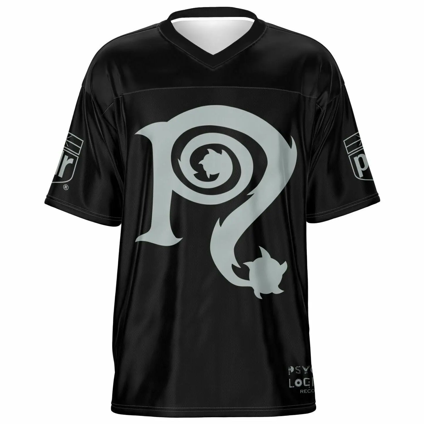 NECRO - N Symbol - Football Jersey (Raiders Colors) NECRO SUPER STORE