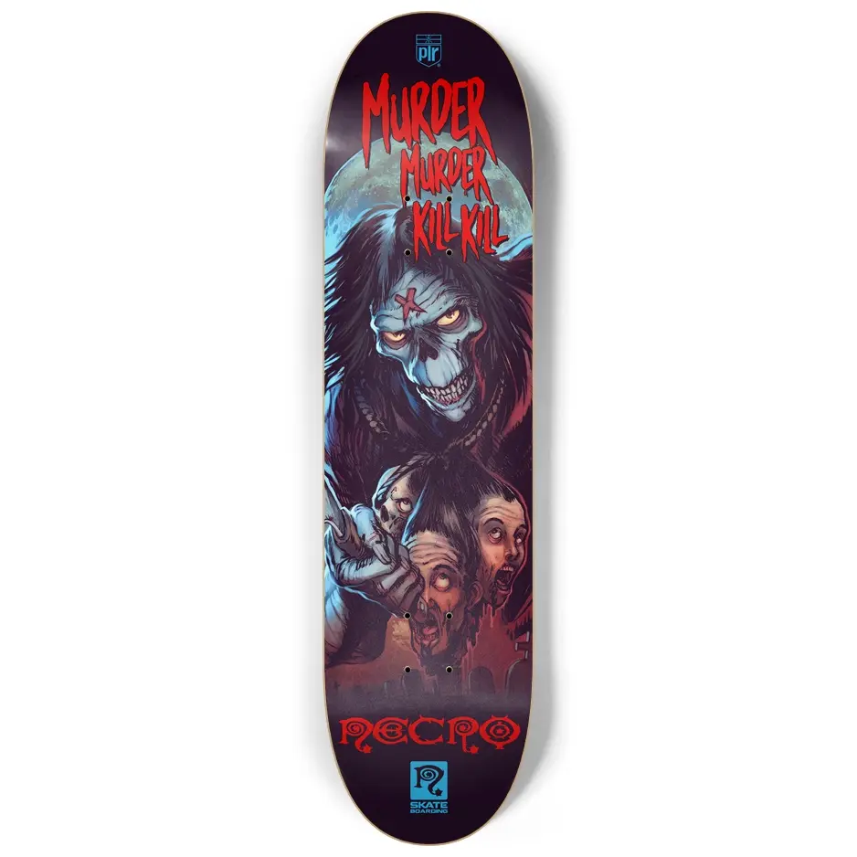 Necro - Murder Murder Kill Kill - Skateboard - NECRO SUPER STORE