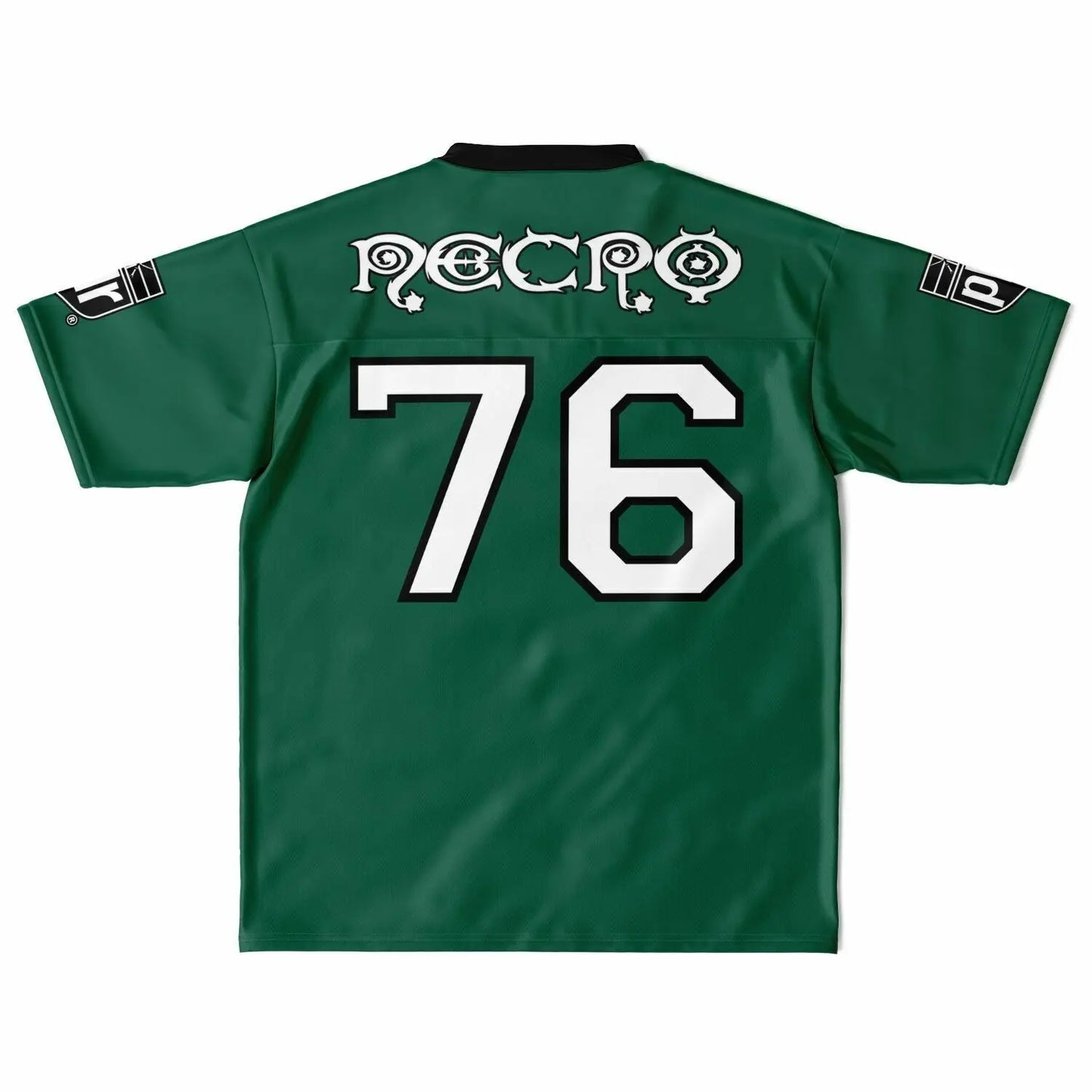 NECRO - N Symbol - Football Jersey  (New York Jets Colors) NECRO SUPER STORE