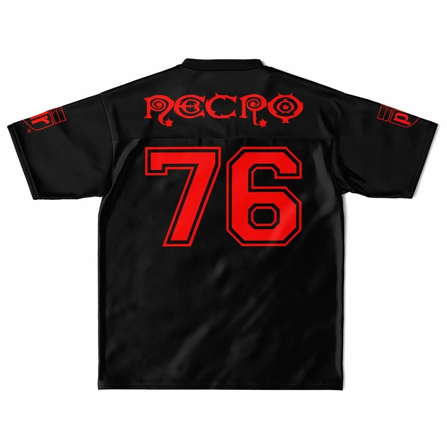 Necro - N Symbol Red/Blk - Football Jersey NECRO SUPER STORE