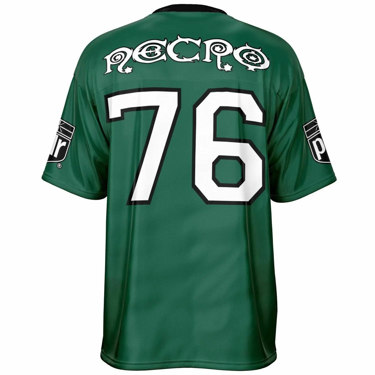 NECRO - N Symbol - Football Jersey  (New York Jets Colors) NECRO SUPER STORE