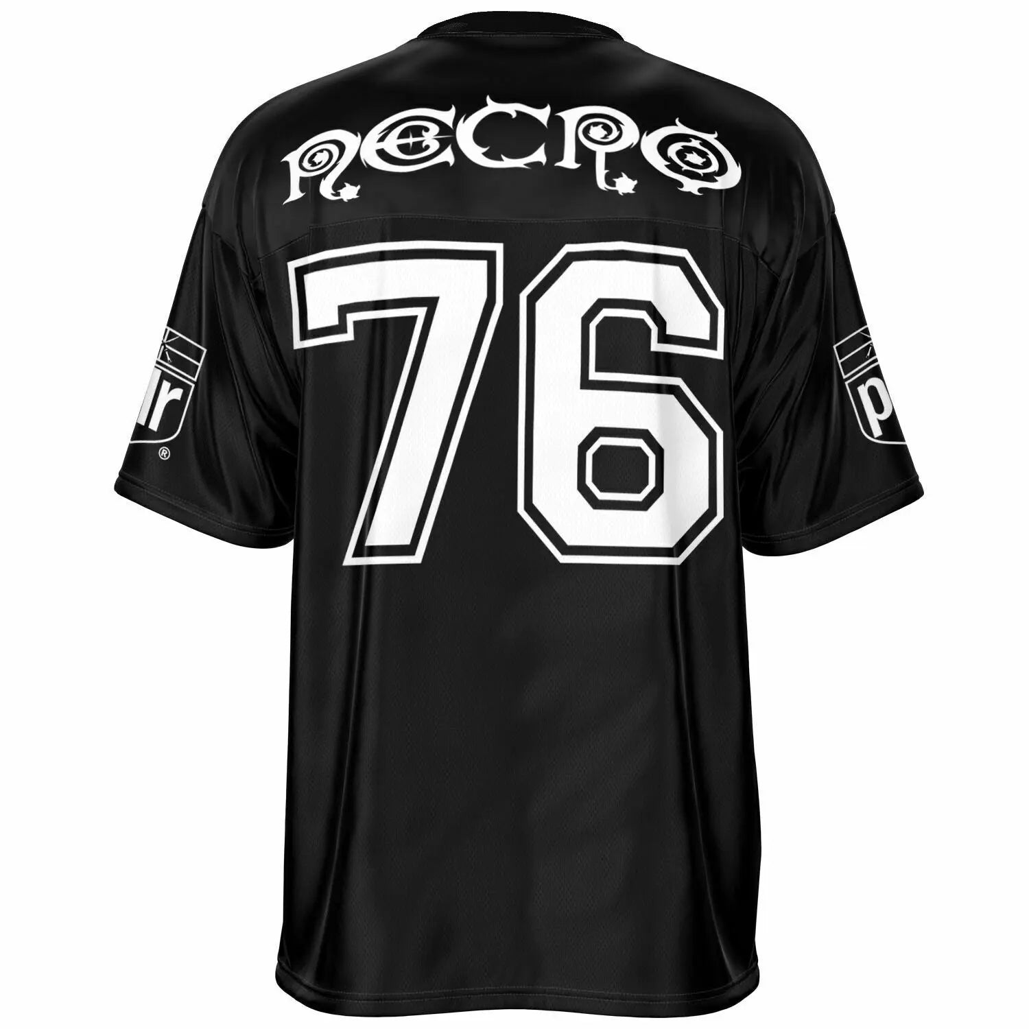 NECRO - B&W - N Symbol - Football Jersey NECRO SUPER STORE