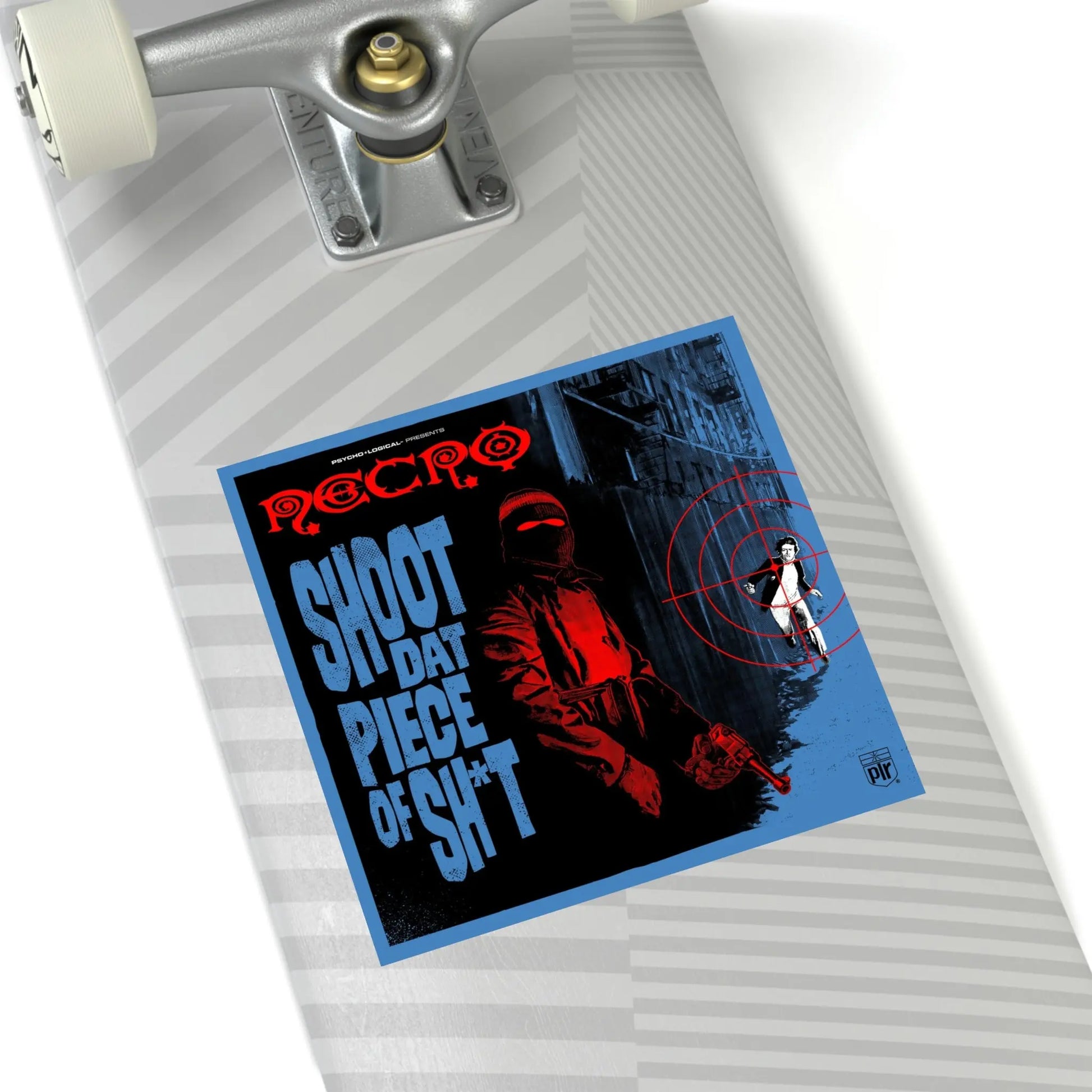 Shoot Dat Piece Of Sh*t – Sticker 5x5" NECRO SUPER STORE