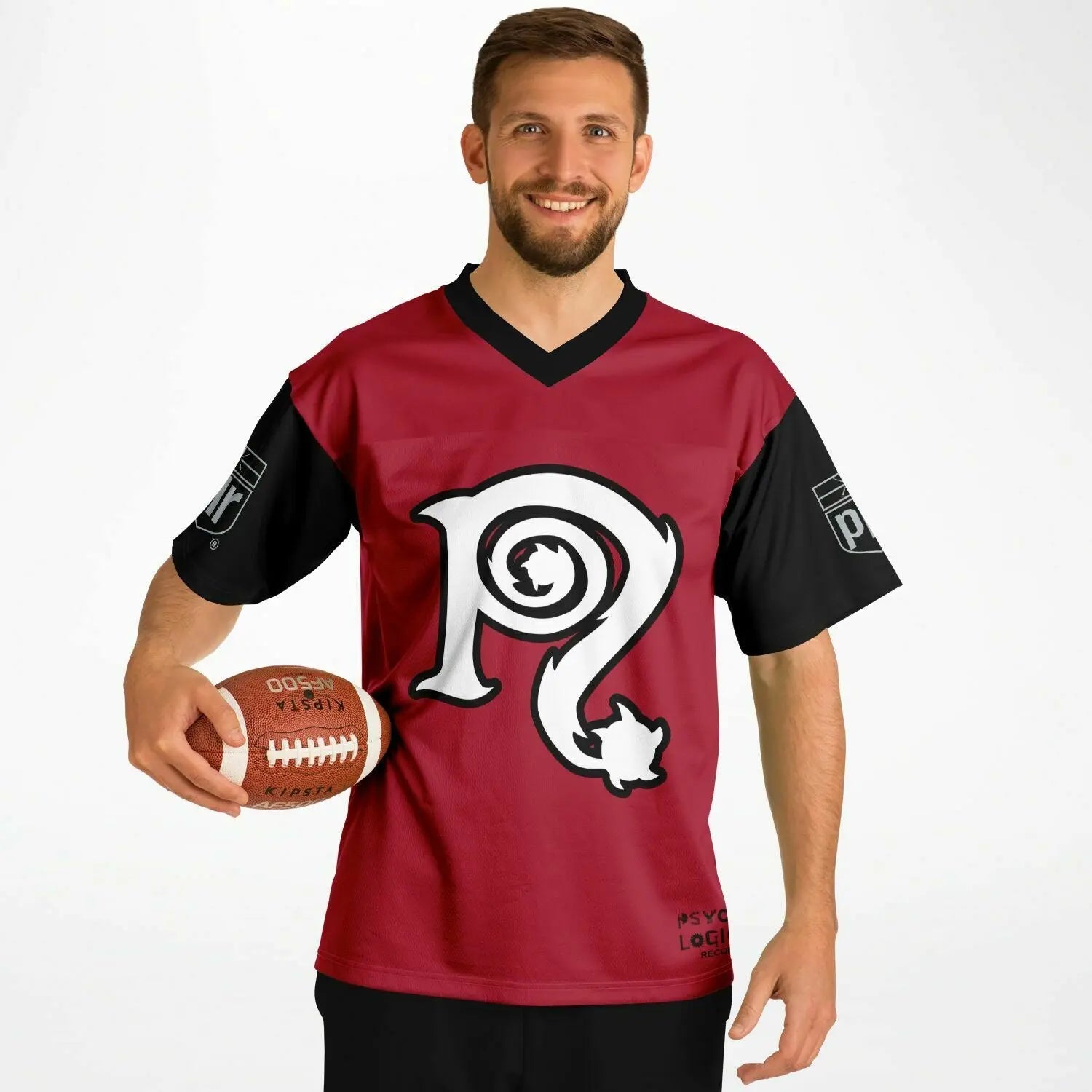 NECRO - N Symbol - Football Jersey  (Atlanta Falcons Colors) NECRO SUPER STORE