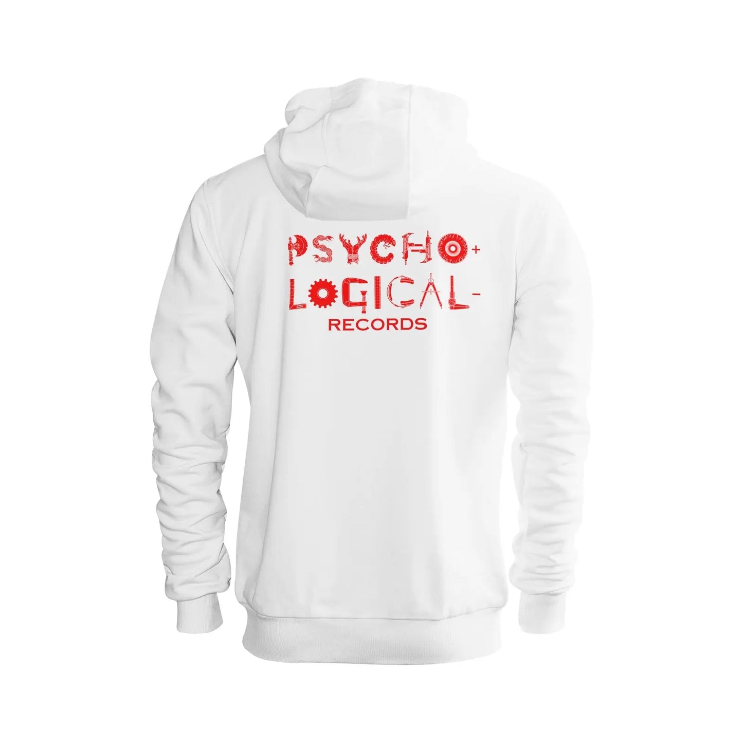 Necro - Red Death Metal Logo / PLR OG Logo - Men's Ultra Soft Zip Hoodie - NECRO SUPER STORE