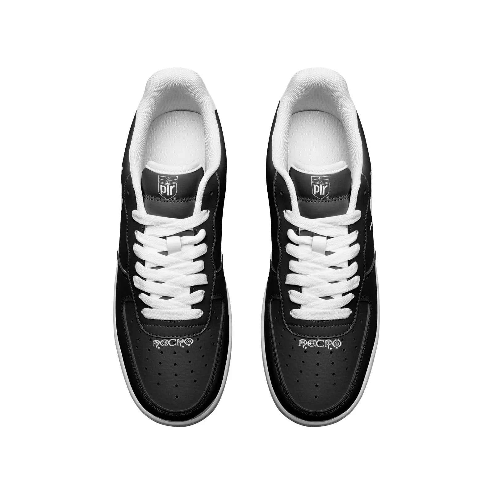 Necro - Air Death Blk/Wht - Unisex Low Top Leather Sneaker NECRO SUPER STORE