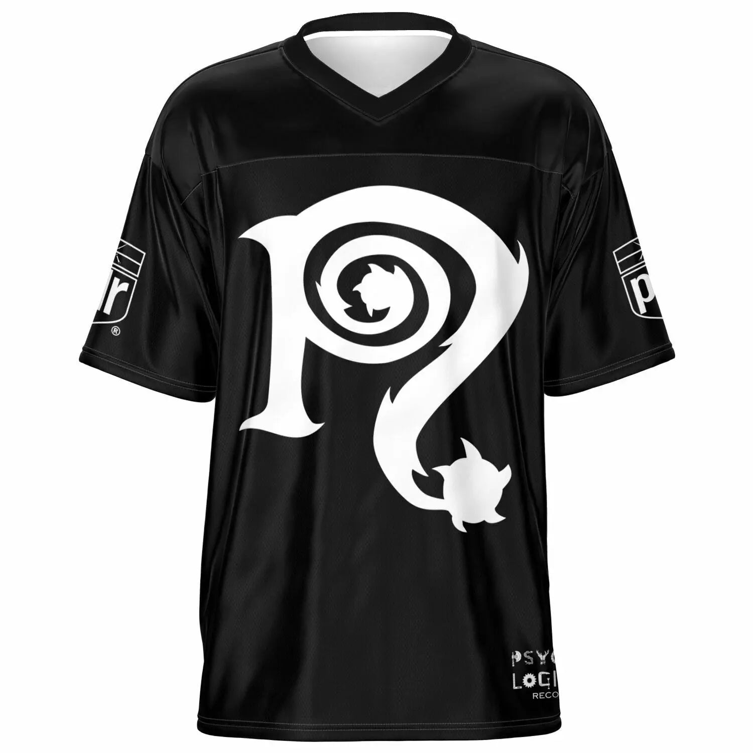 NECRO - B&W - N Symbol - Football Jersey NECRO SUPER STORE